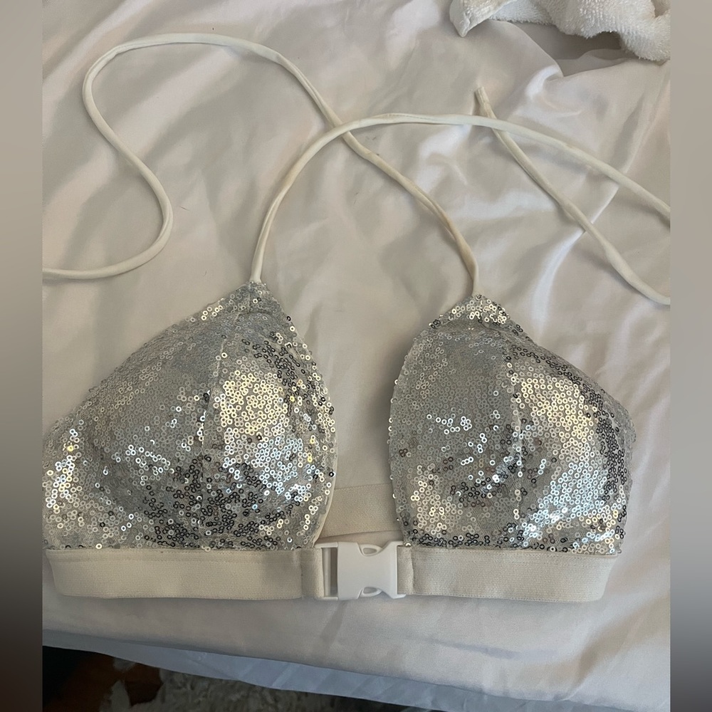 Small sparky bikini / rave top